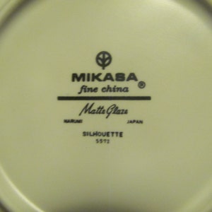 Ten Mikasa Silhouette Dessert Fruit Bowls Gold Rims image 5