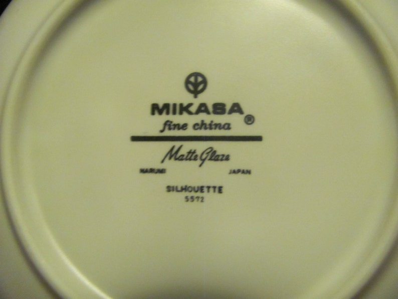 Ten Mikasa Silhouette Dessert Fruit Bowls Gold Rims