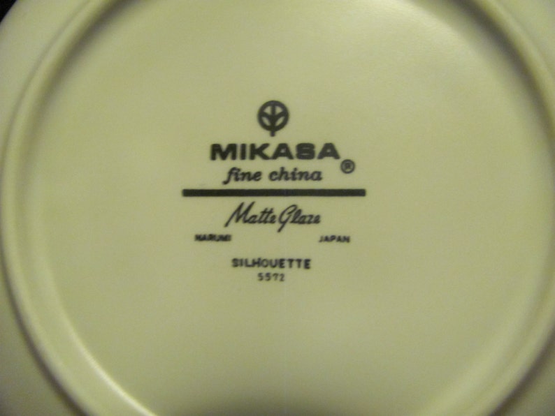 Ten Mikasa Silhouette Dessert Fruit Bowls Gold Rims image 5