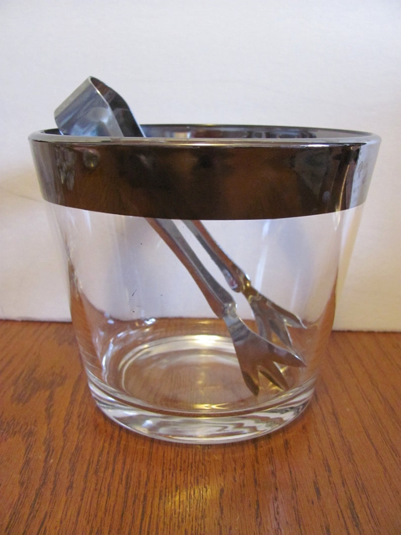 Dorothy Thorpe Style Silver Rimmed Glasses Ice Bucket Bild 4