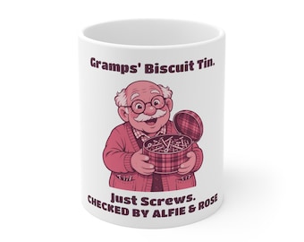 Gramps Mug, Funny Biscuit-Tin Birthday Gift