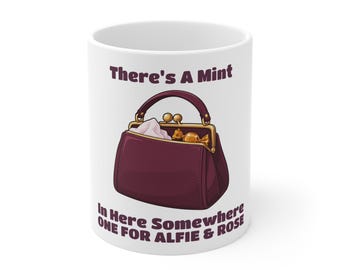 Nan Mug, Personalised Handbag-Mint Birthday Gift
