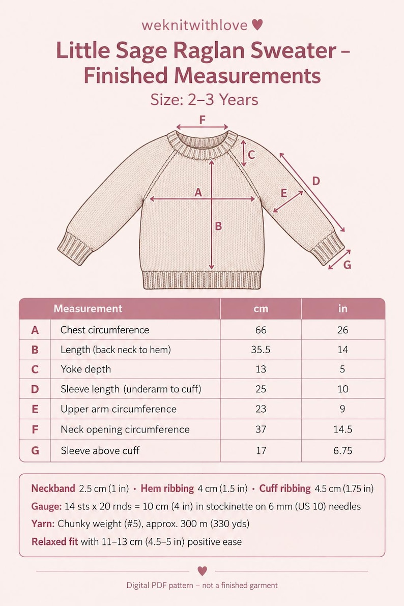 Knitting Sweater Pattern | Toddler Raglan Jumper PDF | Top Down ...