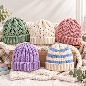 Cozy Baby Hat Knitting Patterns | Newborn to Toddler Beanie Designs | Handmade Nursery & Gift Project