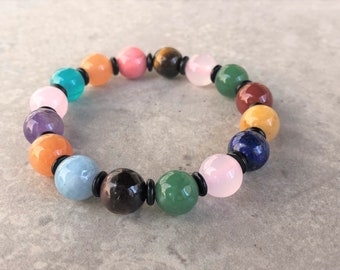 Multi Stone Chakra Bracelet - Intuitive Chakra Beads
