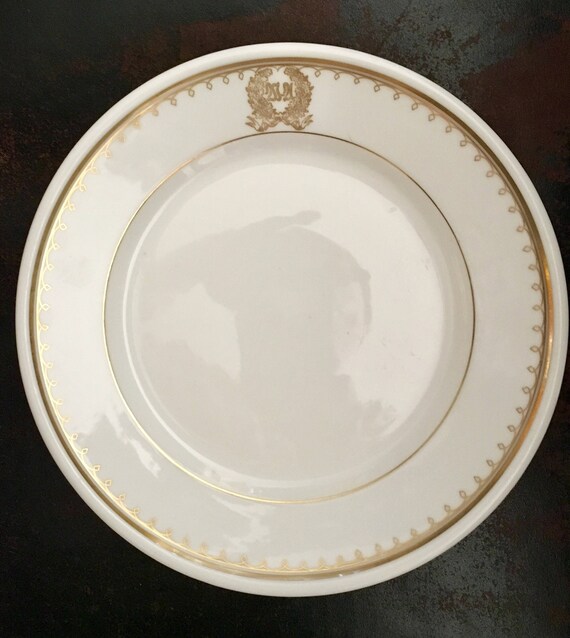 FRENCH HOTEL PLATES 12 Collectible Waldorf Astoria Plates Etsy