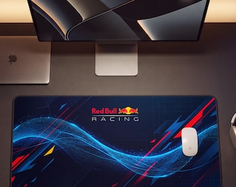 Tappetino da scrivania Red Bull Racing, tappetino per mouse F1, tappetino da scrivania Formula 1, postazione da corsa, regalo per appassionati di F1, accessorio da scrivania per sport motoristici