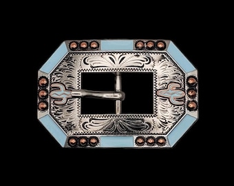 Fivela de barra central Turq-actus de 3/4"