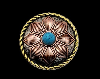 Concho de rosca Prairie Rose de 1-1/2"