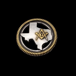 1-1/4" Texas with Mason screw back concho