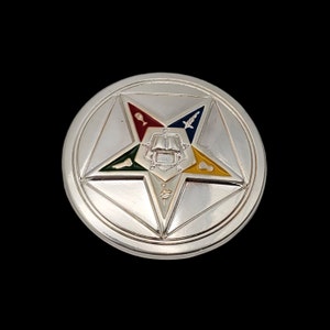 1-1/4&quot; Eastern Star Screwback Concho