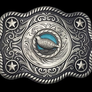 3-1/2" x 14-1/2" Bobwhite Gunmetal Schnalle