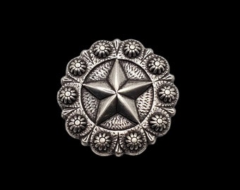 1-1/4" Starflower Screw-back Concho HRSP