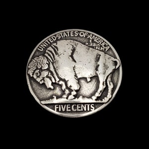 1-1/2&quot; Buffalo nickel Screw-back Concho