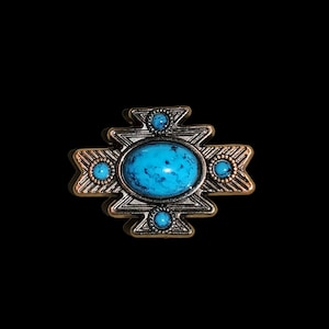 1-1/4" Aztec screw back concho