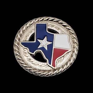Concho con rosca NP Texas Colors de 2"
