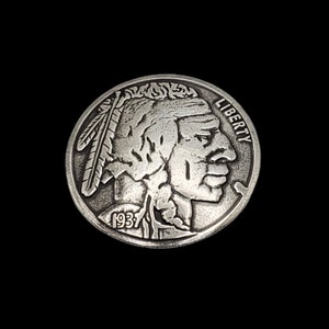 1-1/2&quot; Indian Head nickel Screw-back Concho