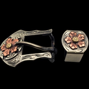 3/4"Flore de Cobre Schnalle/Halter