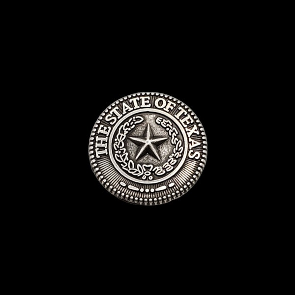 3/4" Texas State Seal HRSP Screw-back Concho