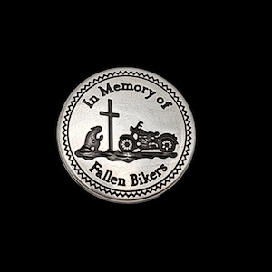 1-1/4&quot; Fallen Biker HRSP Screw-back Concho