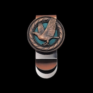 Money Clip Raven antique Copper