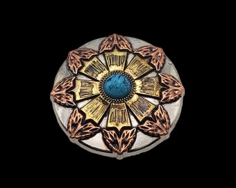 Concho Quanah da 1-1/4" con chiusura a vite