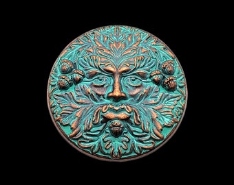 1-3/8" Greenman concho ACP/Grön