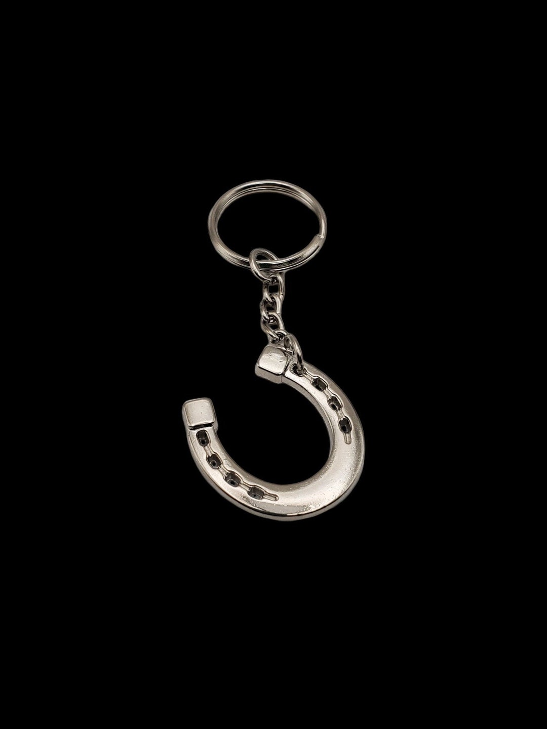 Horseshoe Key Ring Etsy