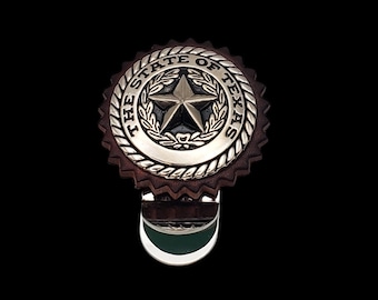 Clip para billetes con sello del estado de Texas