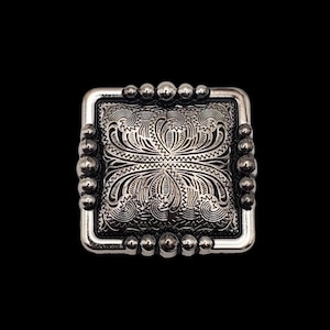 1-1/4&quot; Stock Show Square NP Screwback Concho