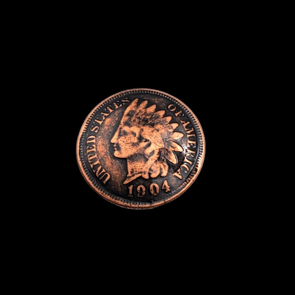 Indian Head Penny Screwback Concho HRCP