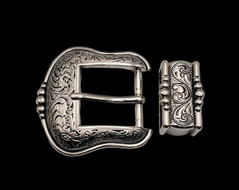 1-1/2" Stock Show Buckle and Keeper