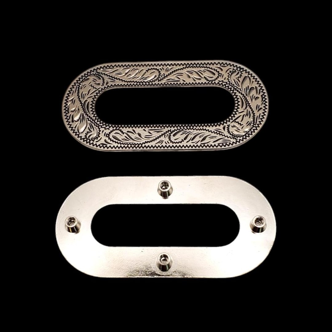 Engraved Oval Rigging Plates Np/blk - Etsy