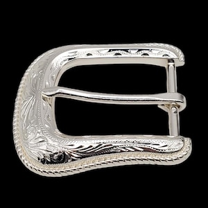 1 1/2" Fersenstab Santa Ana Schnalle Sterling Platte