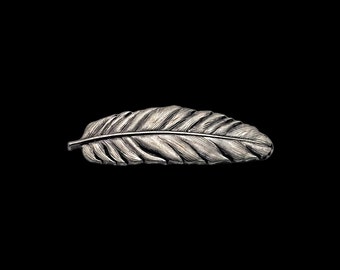 2&quot; Feather Concho Antique Nickel