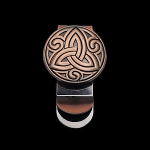 Trinity Knot antique Copper Money Clip