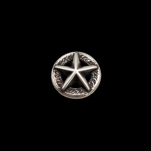 3/4&quot; 3-D Ranger Star HRSP Screwback Concho