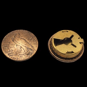 Golden Eagle Five Dollar Button Covers (6)