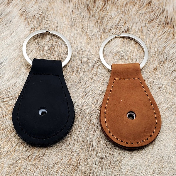 Leather key fob blank