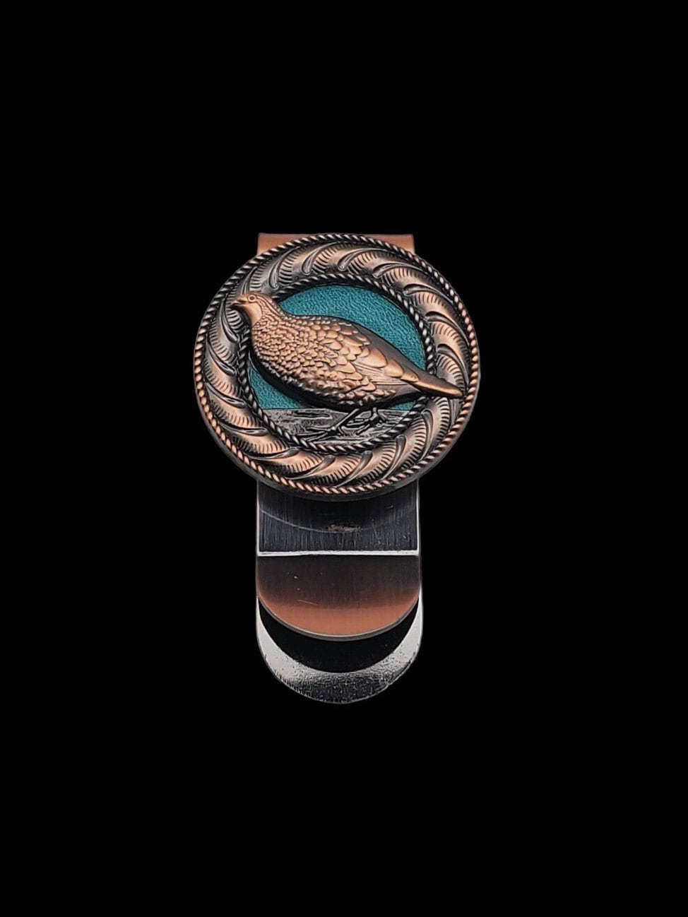 Money Clip Bobwhite antique Copper