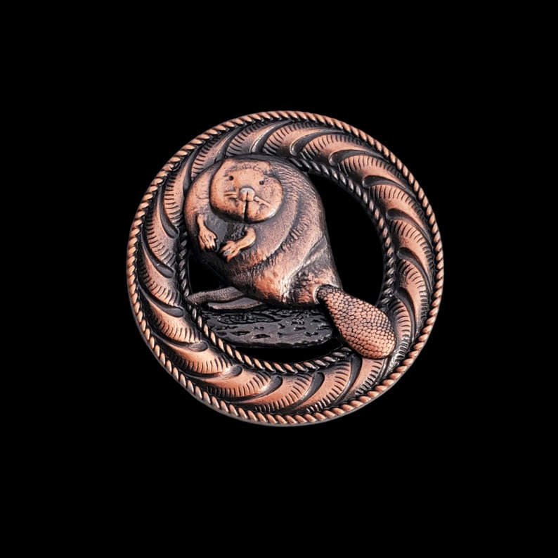 Wood Badge Critters Conchos Antique Copper Etsy