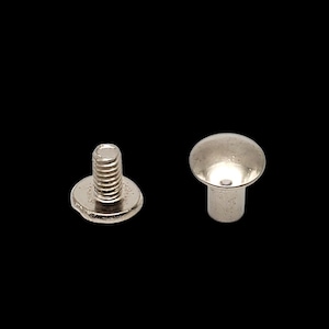 Chicago Screws 3/8&quot; Nickel Plated (10/pkg)