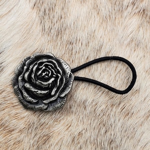 3-D Rose ANP Ponytail Holder