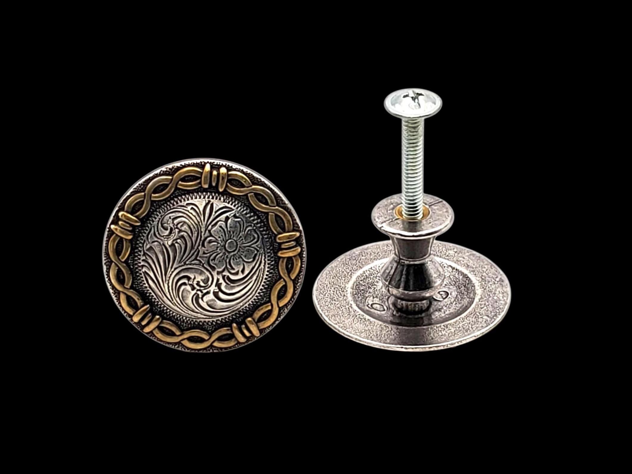 Floral Barbwire Edge HRSGP Cabinet Knobs (pair) - Etsy