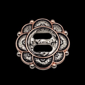 1-1/2" Ransom Rose Slotted Concho