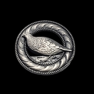 1-3/8&quot; Bobwhite Screwback concho ANP