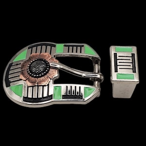 3/4 "Pecos Blumenschnalle und Halter