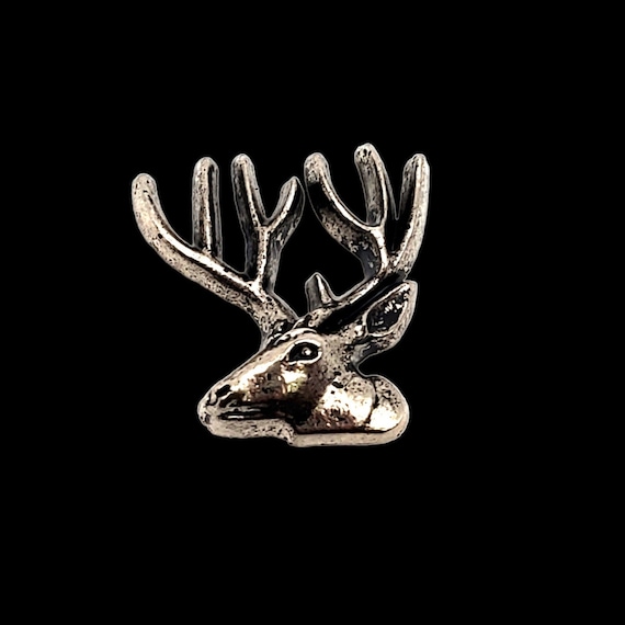 3/4" x 7/8" Deer head cutout profile Screw-back concho
