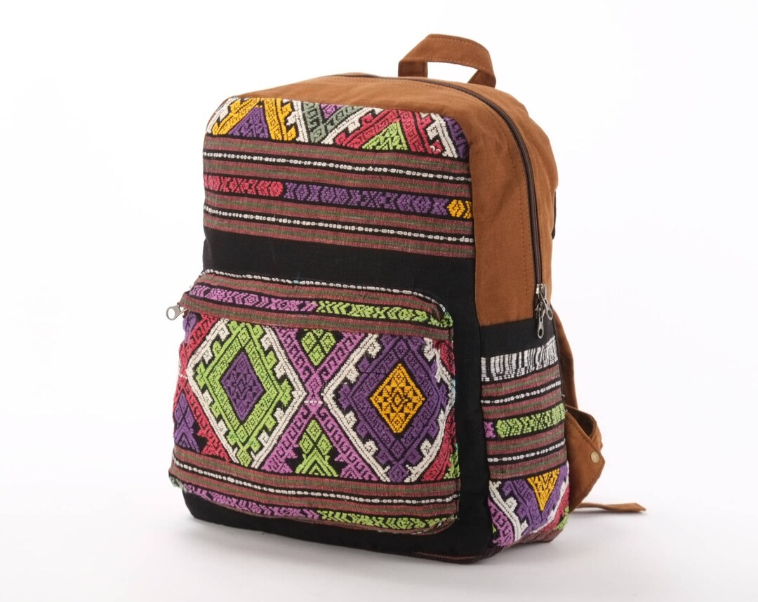 Ethno Backpack Utility Backpack Work Bag Children Backpack Etsy