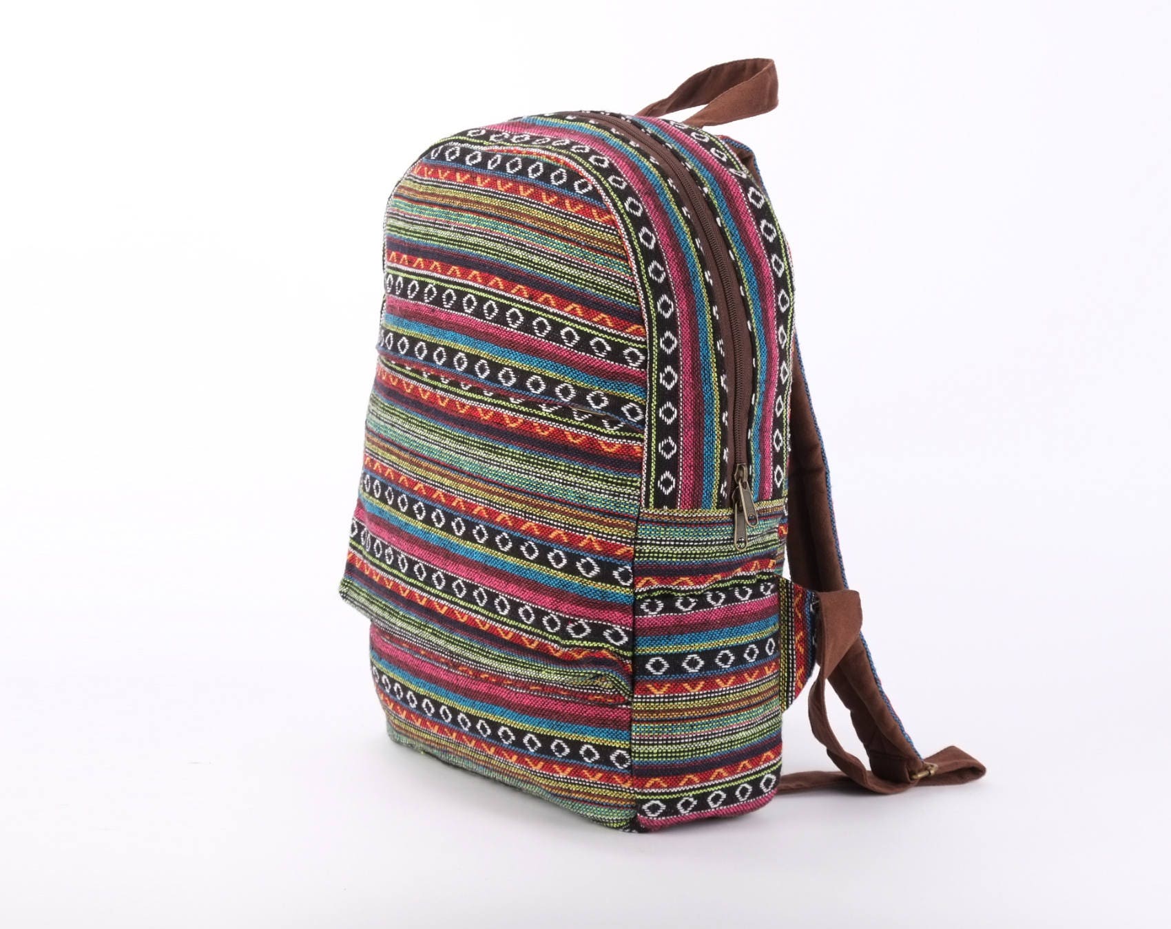 Everyday Backpack Multicolor Festival Backpack Leisure Etsy